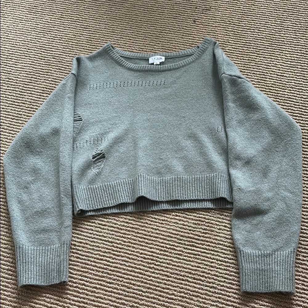 Le Lis Gray Knit Sweater